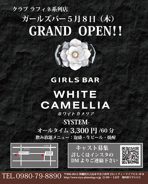 GARLS BAR WHITE CAMELLIA ホワイトカメリア