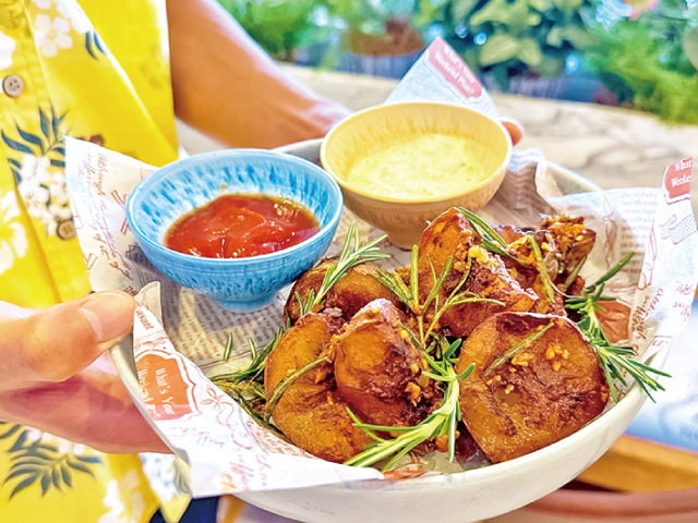 パスタハウス庭