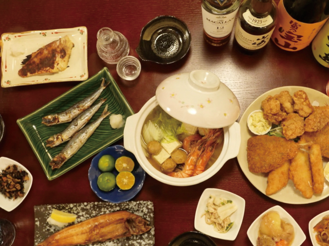 干物と泡盛　魚天